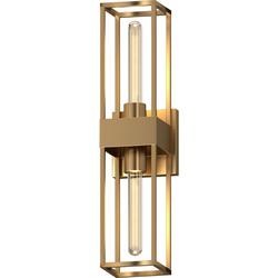 60W 2-Light Medium E-26 Vanity Fixture in Antique Gold