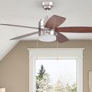 Westcraft Brushed Nickel 44 in. 5-Blade Ceiling Fan 2-Light 
