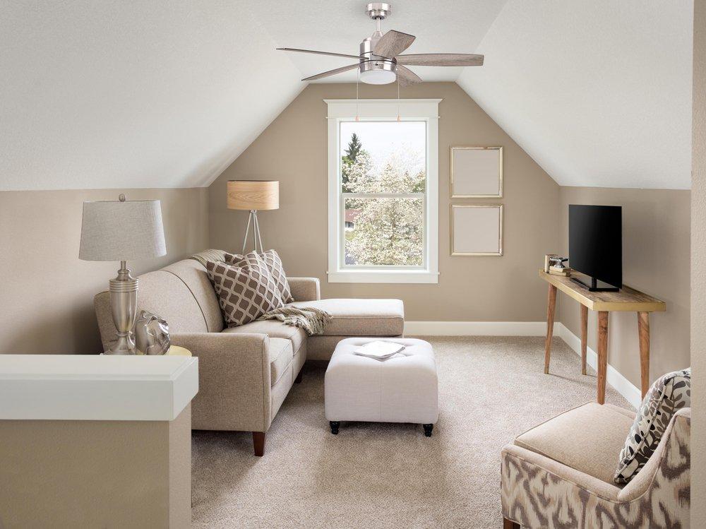 Westcraft Brushed Nickel 44 in. 5-Blade Ceiling Fan 2-Light 