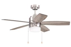 44 in. 5-Blade Indoor Ceiling Fan in Brushed Nickel
