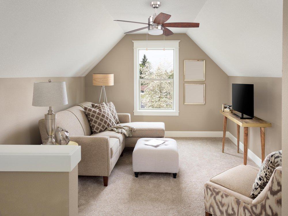 Westcraft Brushed Nickel 44 in. 5-Blade Ceiling Fan 2-Light 