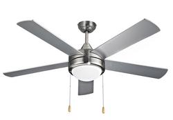 52 in. 5-Blade Indoor Ceiling Fan in Brushed Nickel