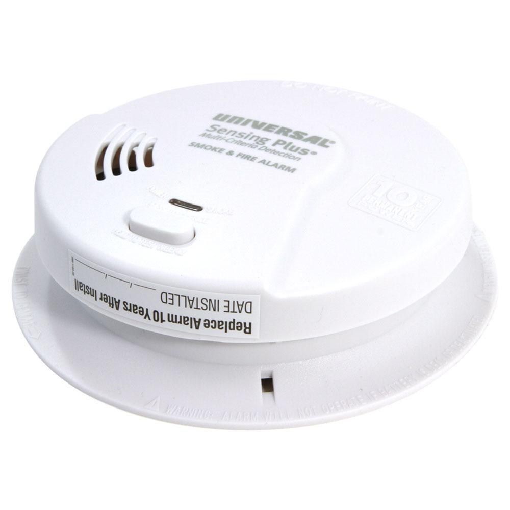 Sensing Plus AA Alkaline Battery Powered Smoke & Fire Alarm 