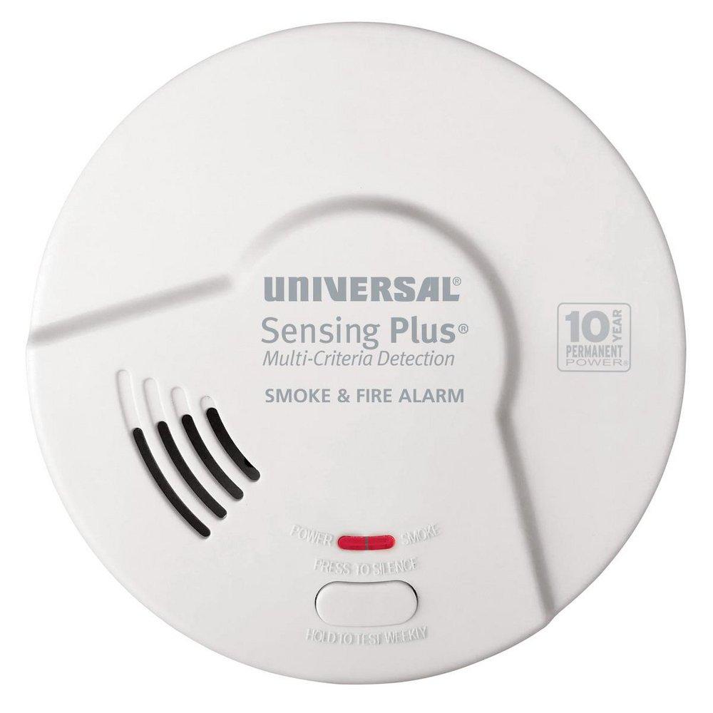 Sensing Plus AA Alkaline Battery Powered Smoke & Fire Alarm 