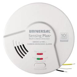 Sensing Plus Hardwired Combo Smoke, Fire & Carbon Monoxide Alarm with 10-Year Sealed Battery Backup