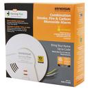Sensing Plus Hardwired Combo Smoke, Fire & Carbon Monoxide Alarm with 10-Year Sealed Battery Backup 