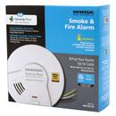 Sensing Plus Dual Sensor Hardwired Smoke & Fire Detector With AA Backup 