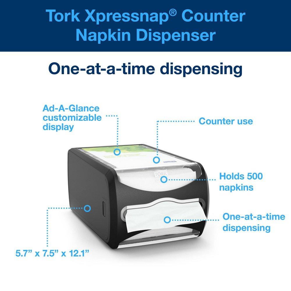 TORK XPRESSNAP COUNTER DISP BLK 