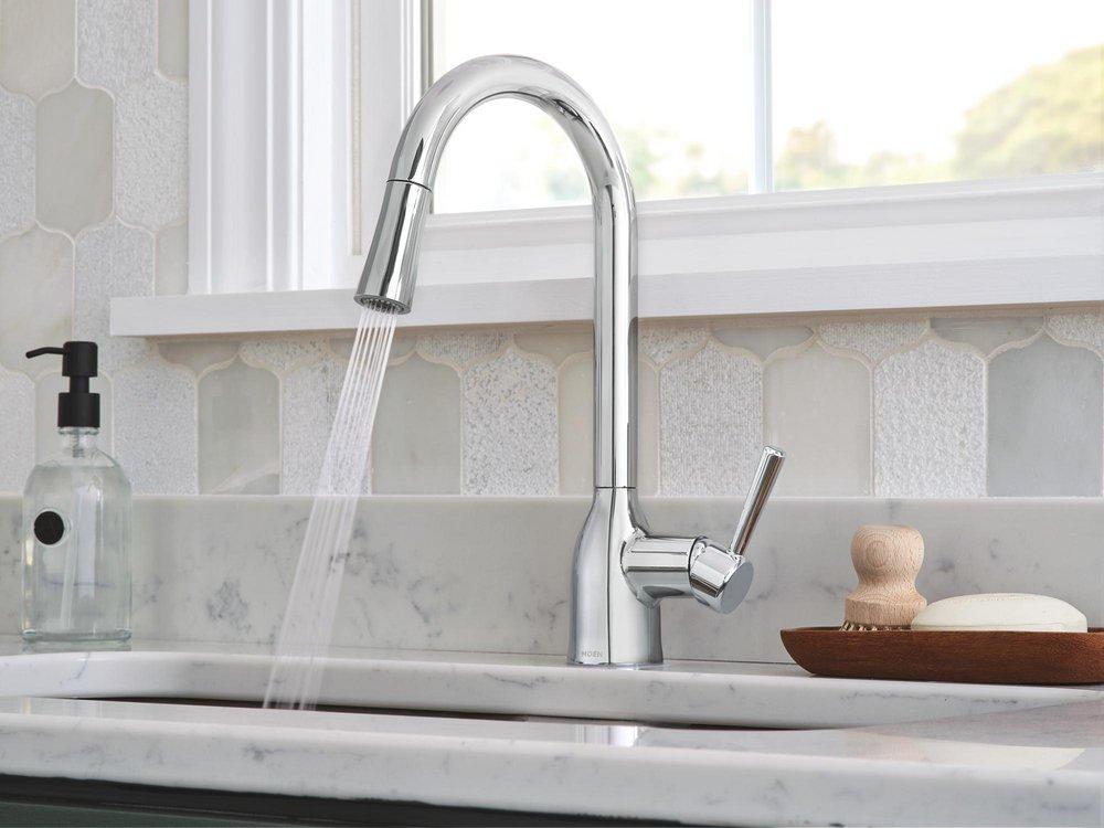 Moen Spot Resist&trade; Stainless Pull Down Kitchen Faucet 