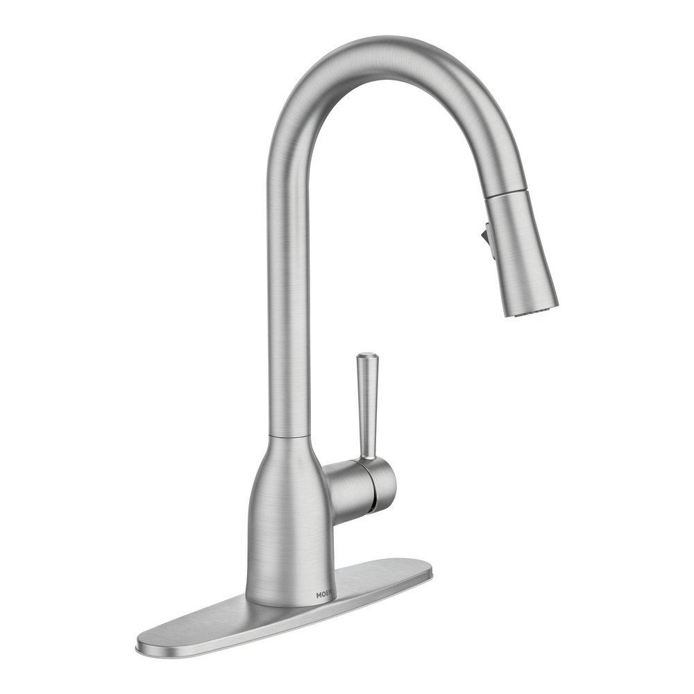 MOEN Kleo Single-Handle Pull-Down Sprayer Kitchen Faucet with Reflex and discount Power