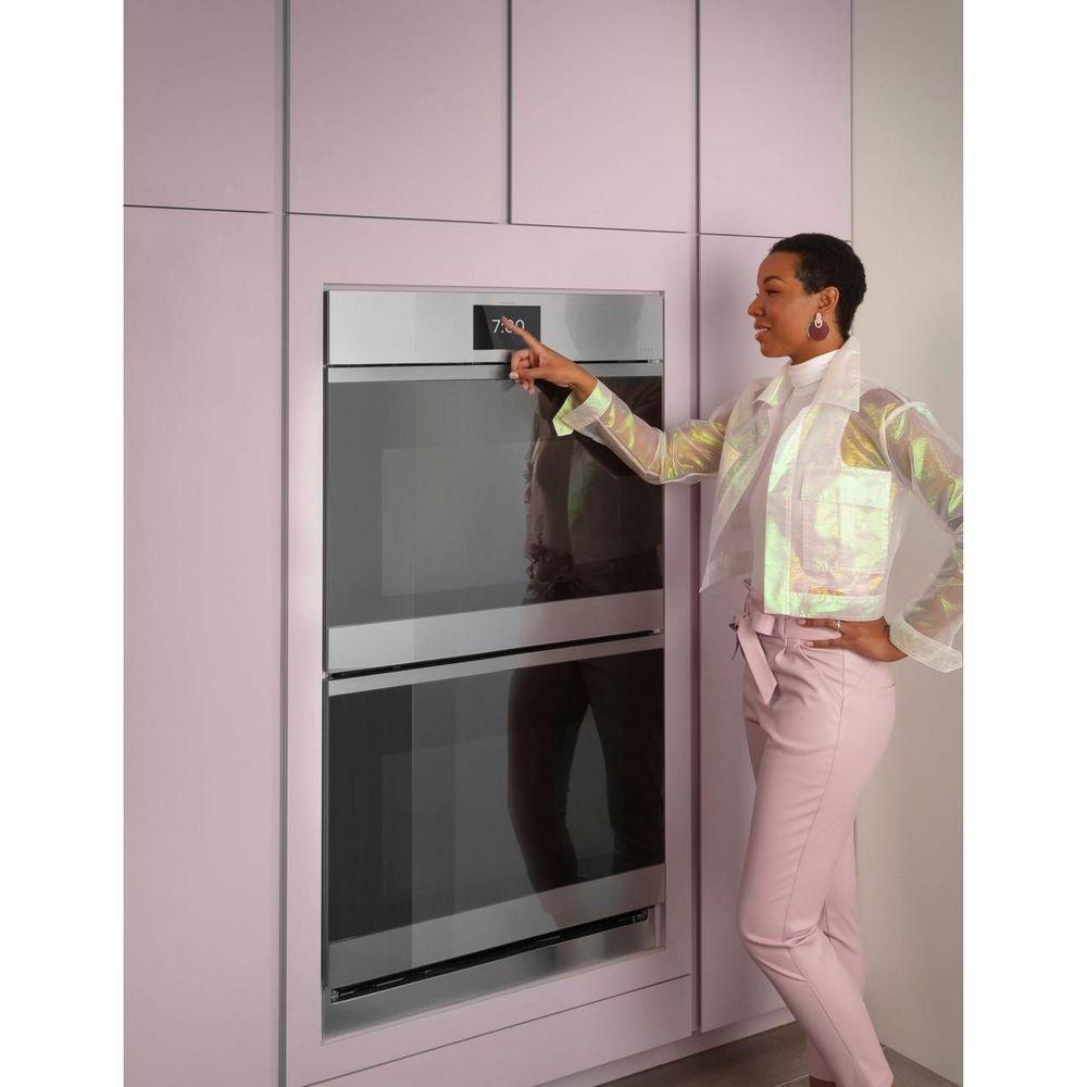 GE Caf&eacute; Platinum Glass 29-3/4 x 24-3/4 in. 10 cu. ft. 40A Combo Oven 