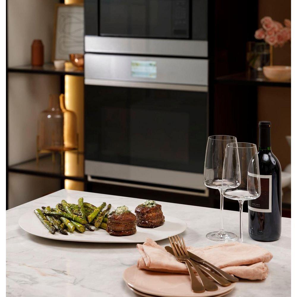 GE Caf&eacute; Platinum Glass 29-3/4 x 24-3/4 in. 10 cu. ft. 40A Combo Oven 