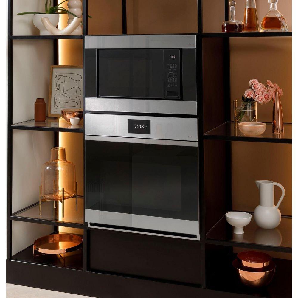 GE Caf&eacute; Platinum Glass 29-3/4 x 24-3/4 in. 10 cu. ft. 40A Combo Oven 