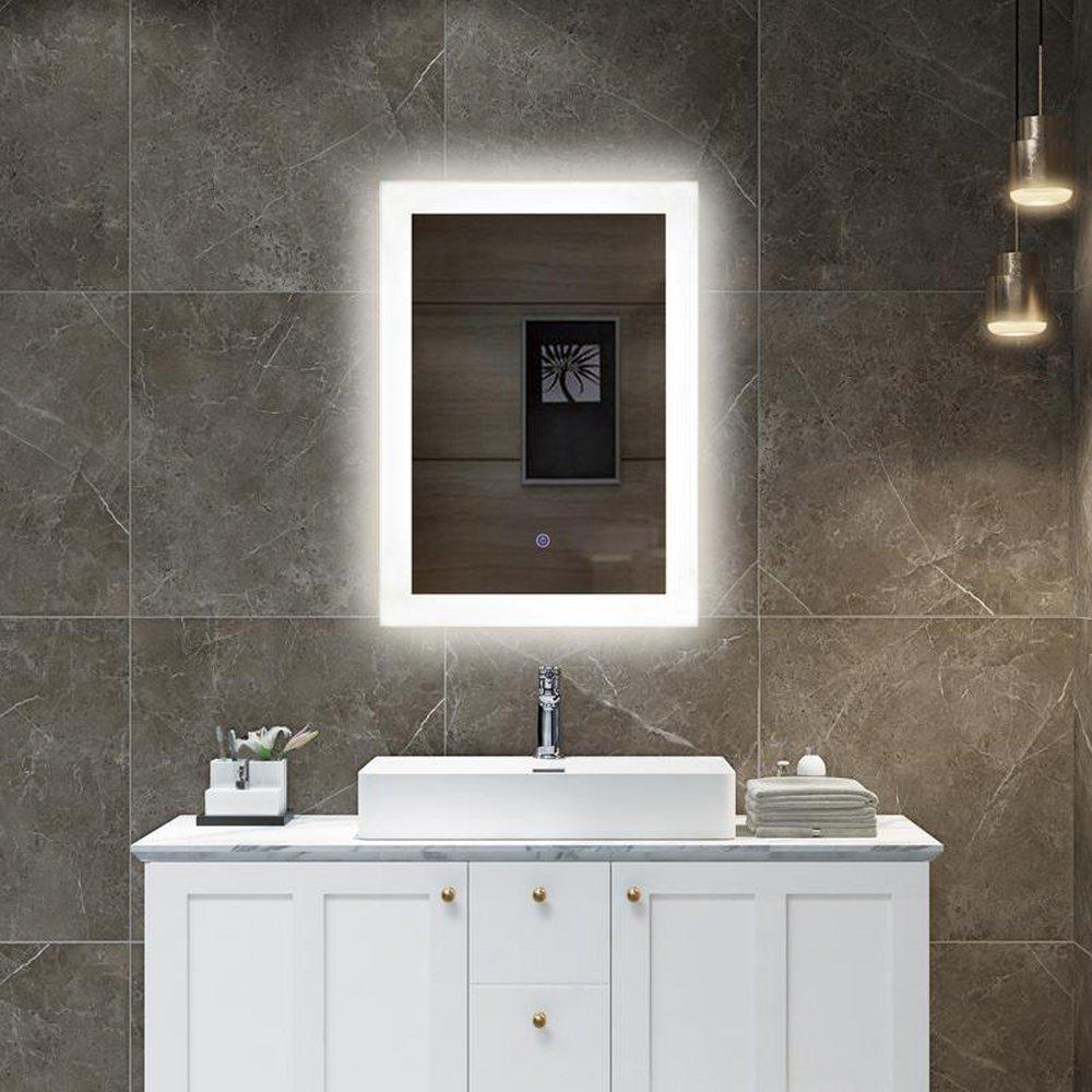Mirror Upgrade 36 in. Vanity Mirror with LED Touch Switch 