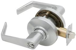 Mortise Entrance Lock in Satin Chrome