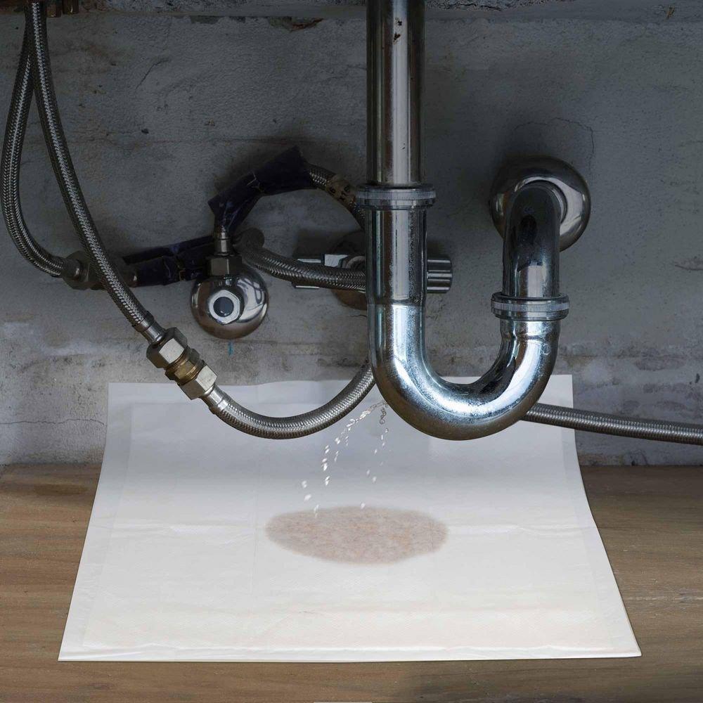 Quick Dam White 2 x 2 ft. Polymer Quick Dam Drip Mat (Case of 100) 