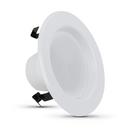 7.2W 1-Light 3000 Kelvin Recessed Downlight in Bright White