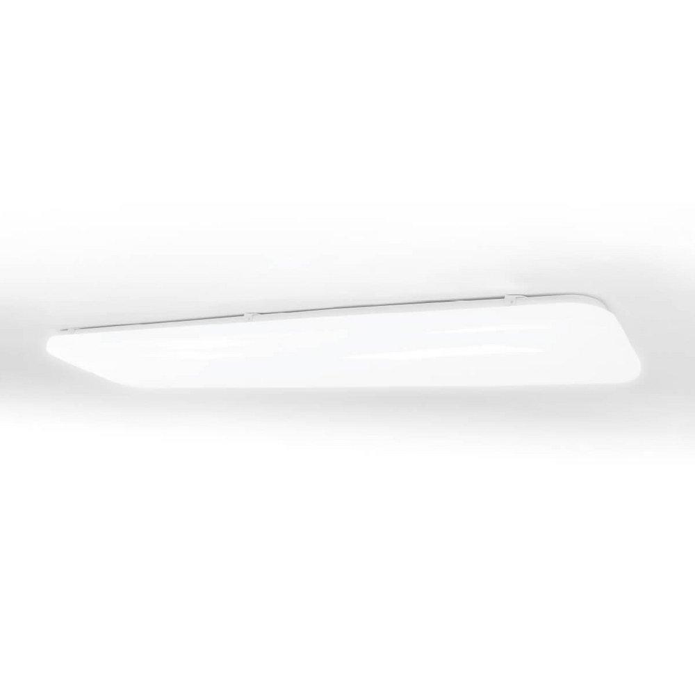 Feit Electric White 48 x 12 in. 45W 1-Light LED Flush Mount Ceiling Fixture 
