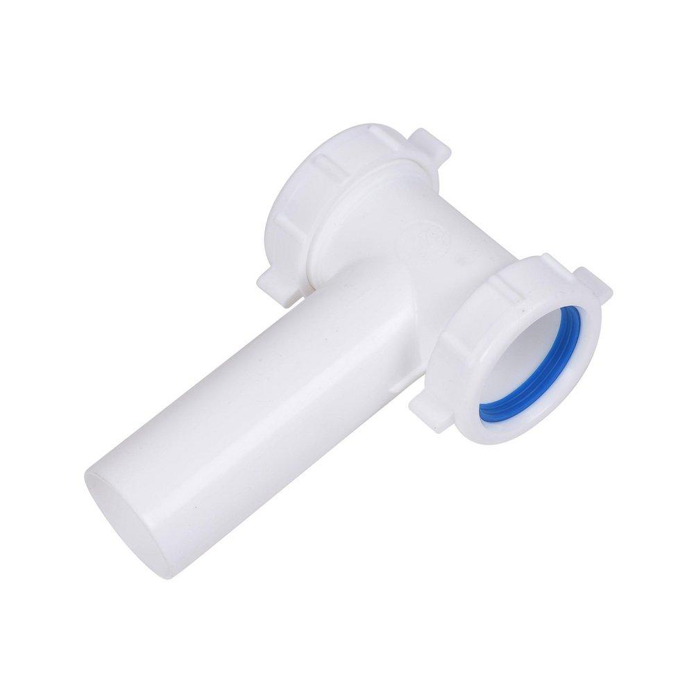 Dearborn White Baffle Tee in White 