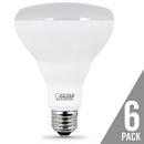 Feit Electric Soft White BR30 LED Bulb Medium E-26 Base 2700 Kelvin 110&deg; Dimmable (Pack of 6) 