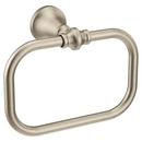 Rectangular Closed Towel Ring in Brushed Nickel 