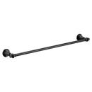 24 in. Towel Bar in Matte Black 