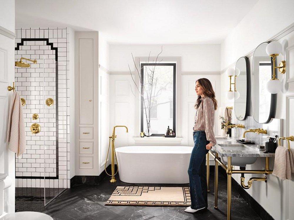 Moen Brushed Gold Drawer Pull 