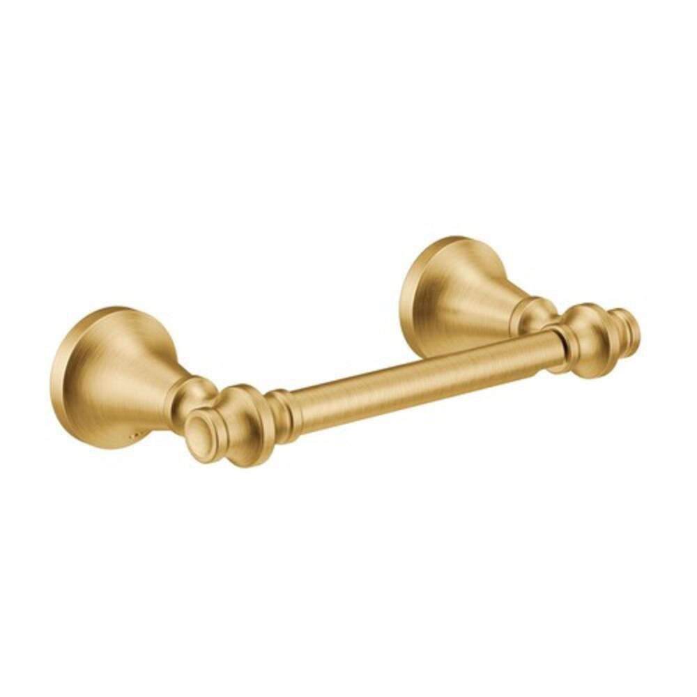 Moen Brushed Gold Wall Toilet Tissue Holder 