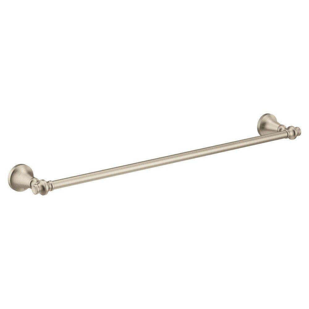 24 in. Towel Bar in Brushed Nickel 