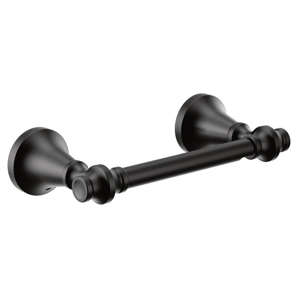 Moen Matte Black Wall Toilet Tissue Holder 