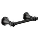 Moen Matte Black Wall Toilet Tissue Holder 