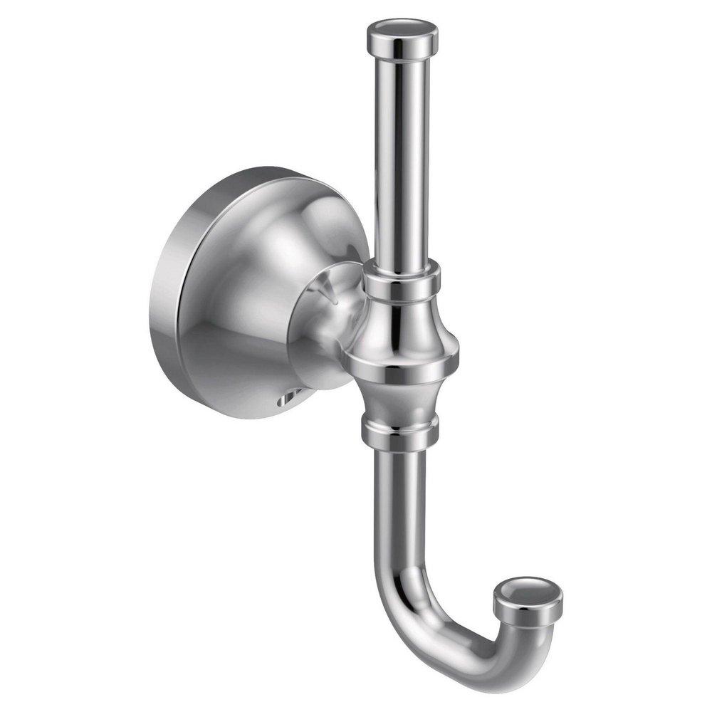 Moen Chrome 2-Hook Robe Hook 