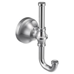 2-Hook Robe Hook in Chrome