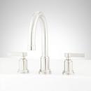 3-Hole Two Handle Roman Tub Faucet Set in Brushed Nickel