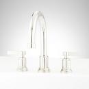 Two Handle Roman Tub Faucet in Polished Nickel - Valve and Hand Shower Included