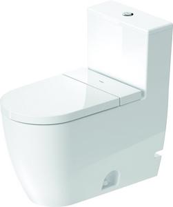 1.32 gpf Elongated Floor Mount One Piece Toilet in White