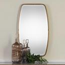 Uttermost Antique Gold 1 in. Framed Mirror Rectangular in Gold Tones 