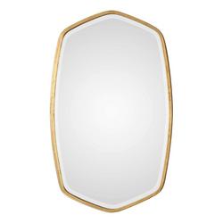 22 x 2 in. Framed Mirror Oval in Gold Tones