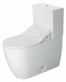 ME by Starck Two-Piece Toilet Tank And Bowl With Sensowash Seat White D4200700
