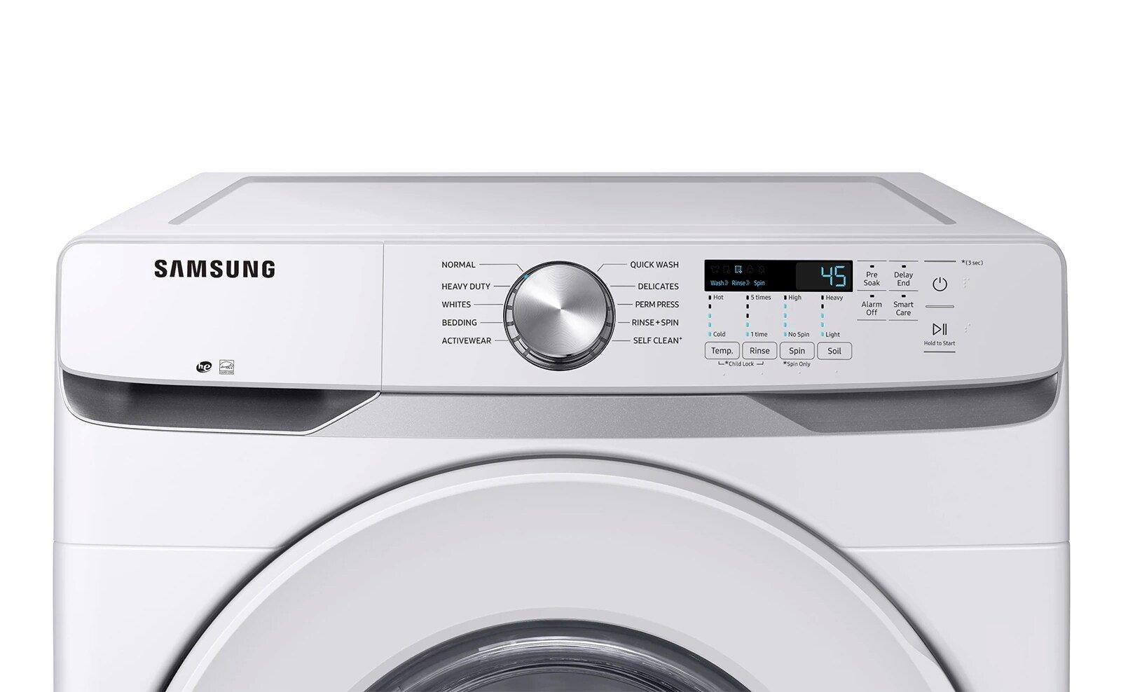 Samsung White 27 x 38-3/4 x 31-3/8 in. 4.5 cu. ft. 15A Front Load Washer 