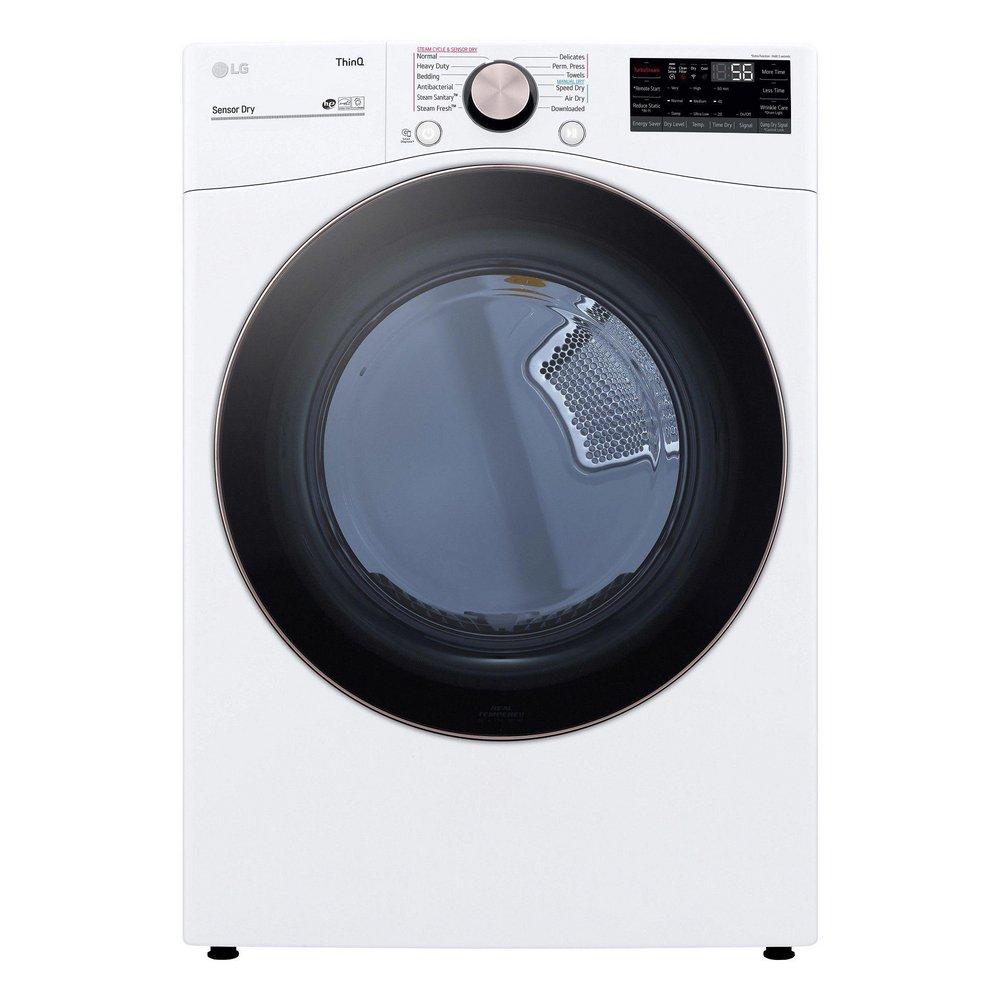 7.4 CU.FT. ULTRA LARGE CAPACITY ELECTRIC DRYER WITH SENSOR DRY, TURBOSTEAM TECHNOLOGY AND WI-FI CONNECTIVITY, WHITE 