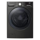 5.0 CU.FT. ULTRA LARGE CAPACITY FRONT LOAD WASHER WITH AIDD, TURBOWASH, STEAM AND WI-FI CONNECTIVITY, BLACK STEEL 