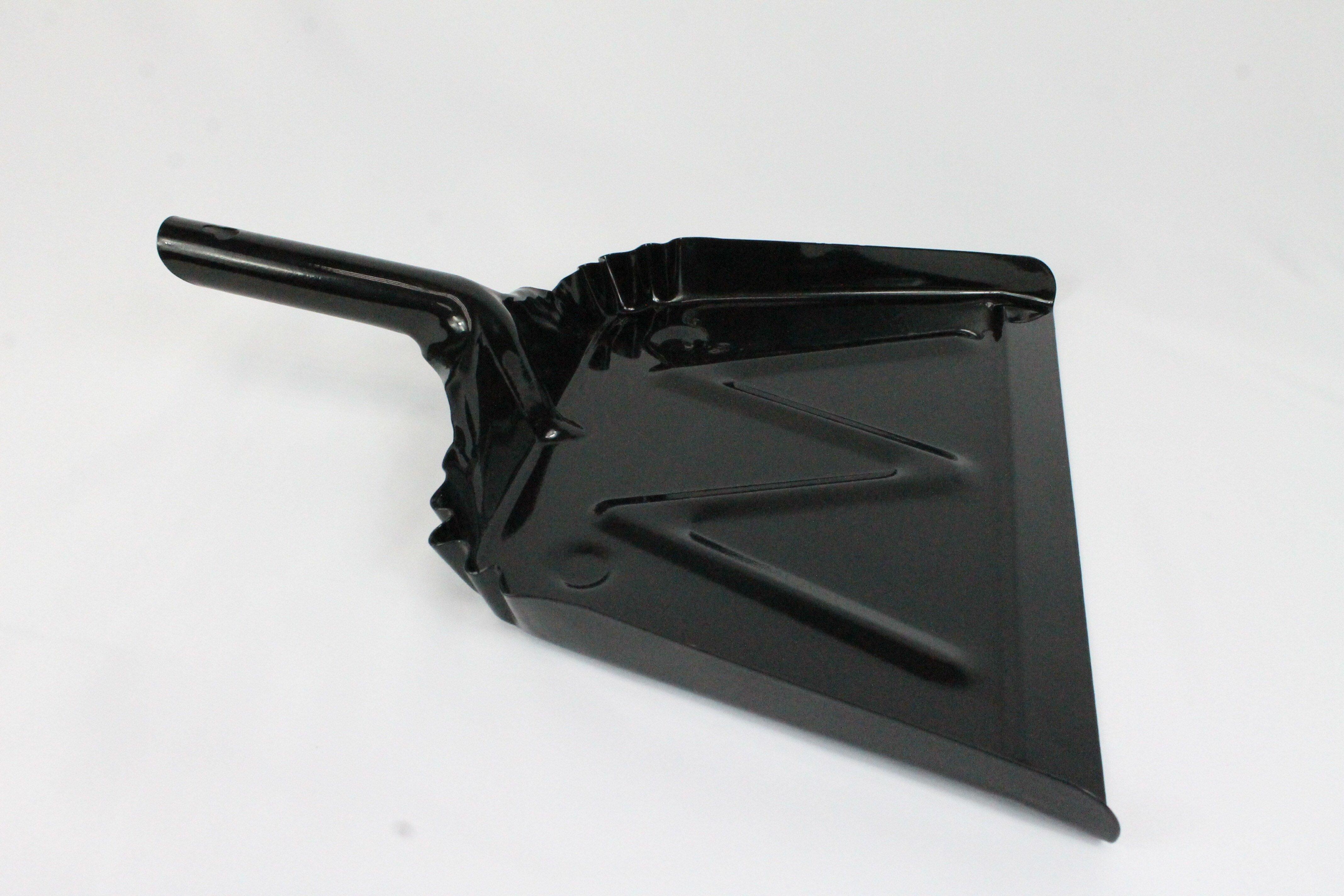 Abco Black 13-3/4 x 11-1/2 in. Metal Dust Pan 