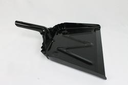12 in. Metal Dust Pan in Black