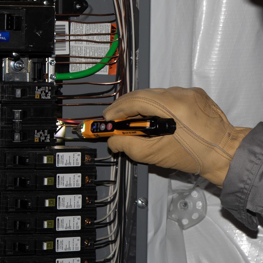 Klein Tools Black Voltage Tester 