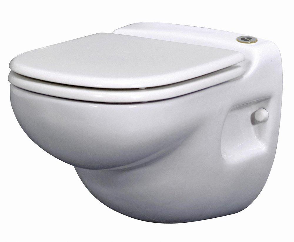 Elongated Toilet Bowl in White 