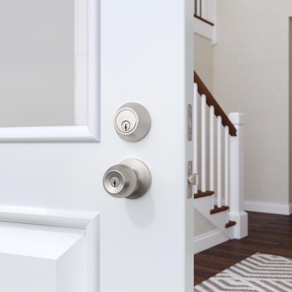 Westcraft Satin Nickel Ball Knob Entrance Lock 
