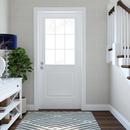 Satin Nickel Ball Knob Entrance Lock 