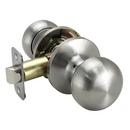 Satin Nickel Flat Ball Knob Passage Door Lock