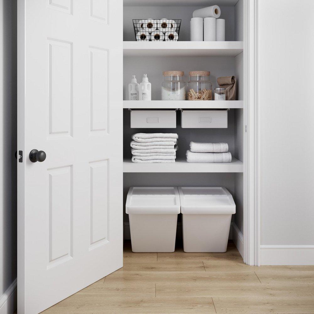 Westcraft Flat Black Flat Ball Knob Passage Door Lock 